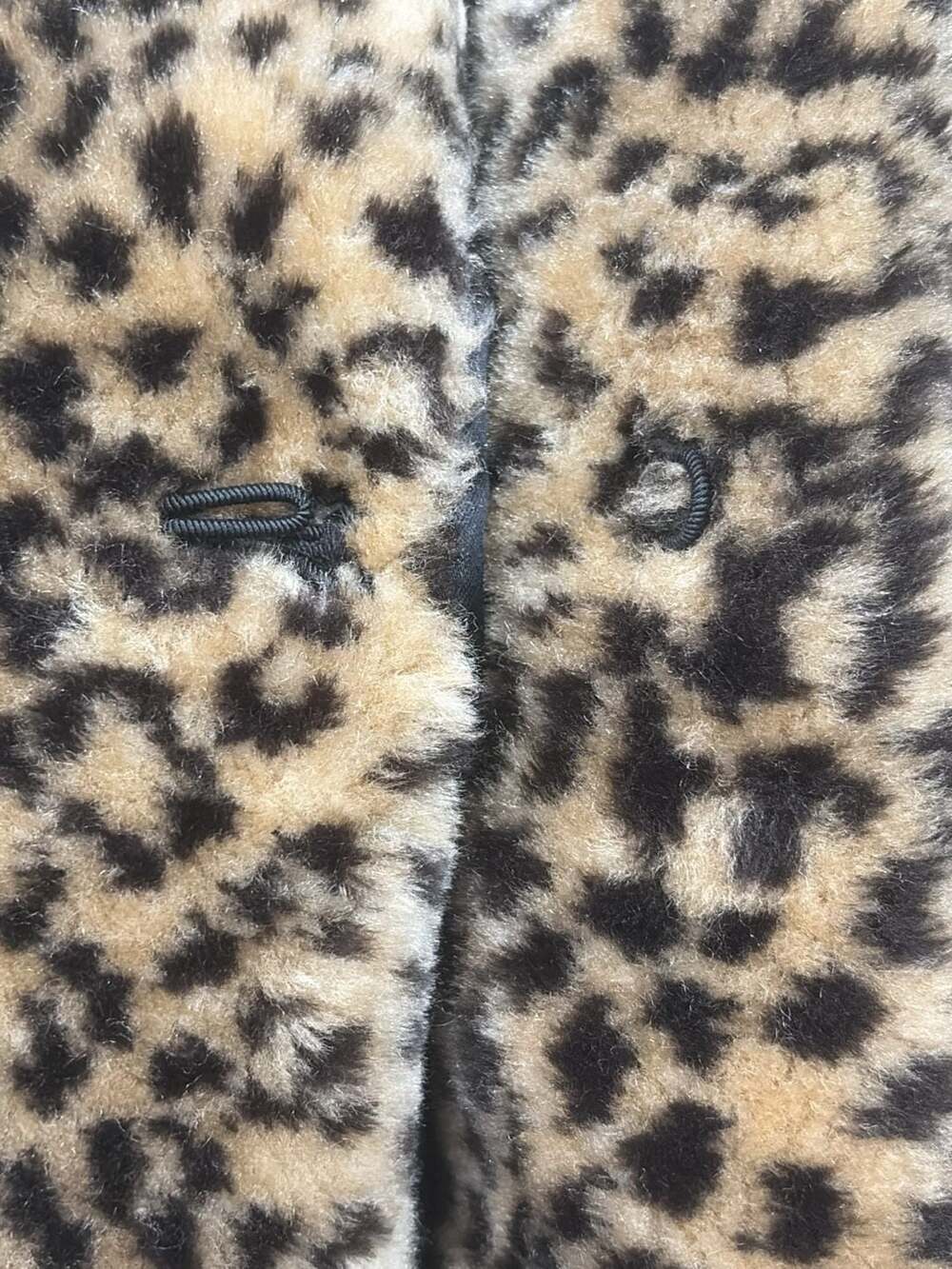 Vintage Monterey Fashions Leopard Print Faux Fur Swing Coat XL - Picture 8 of 12